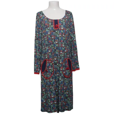 Dress (Blue, Multicolored) from Du Milde Elastane, Viscose