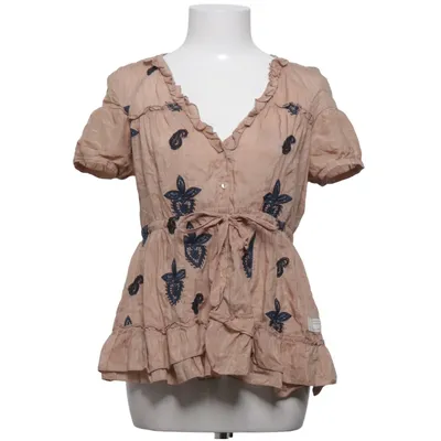 Topp (Beige, Blå) från Odd Molly Bomull, Silke