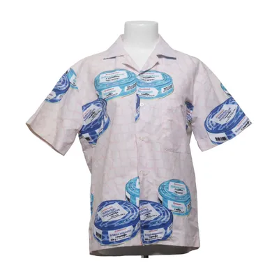 Kortärmad skjorta (Beige, Blå, Flerfärgad) från Eldorado Polyester