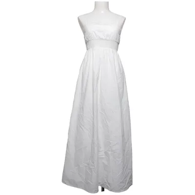 Maxi dress (White) from Zara Cotton