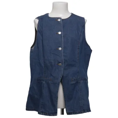 Spijker gilet (Blauw) van Forever 21 Katoen, Polyester, Viscose
