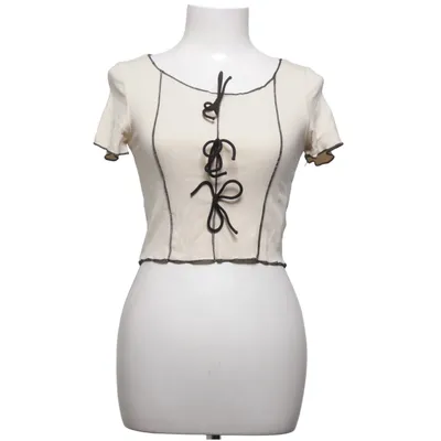 Top (Beige) from Friful Elastane, Viscose