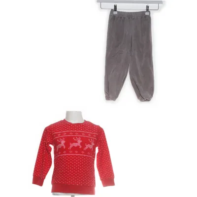 Kerstkleding (Rood, Wit, Grijs) van KappAhl Katoen, Polyester