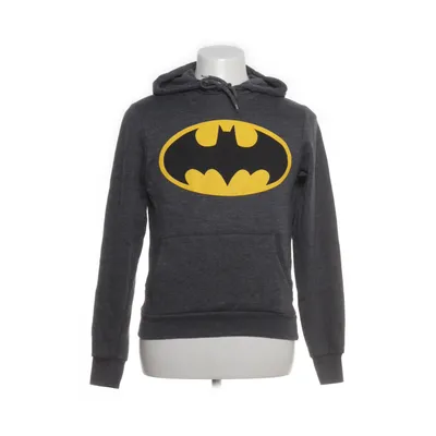 Huvtröja (Grå, Gul) från Batman Bomull, Polyester