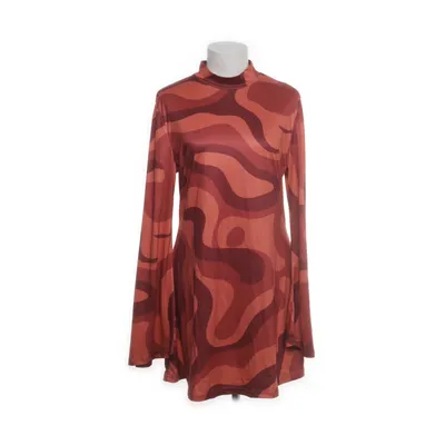 Jurk met col (Oranje, Meerkleurig) van Cider Elastaan, Polyester
