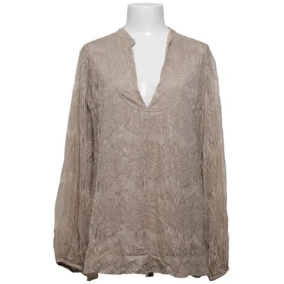 Bluse (Beige) fra Plain Vanilla Polyamid, Viscose