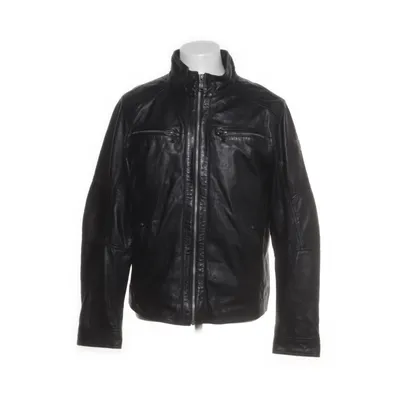 Läderjacka (Svart) från Stones Skinn, Polyester