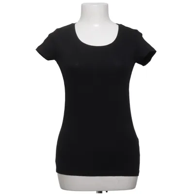 T-shirt (Noir) de Basic You Élasthane, Coton biologique