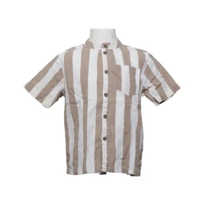Short sleeve shirt (Beige, White) from Kids Cotton