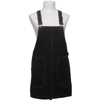 Dungaree dress (Black) from Monokel Cotton