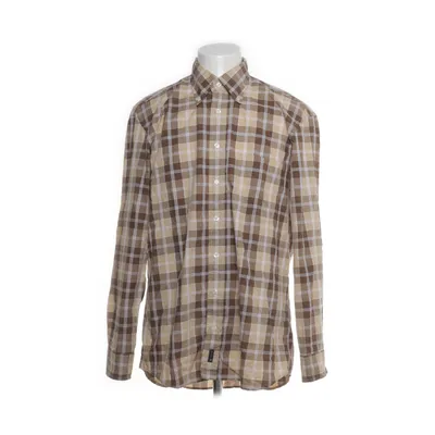 Buttondown-skjorta (Brun, Beige, Vit) från GANT Bomull