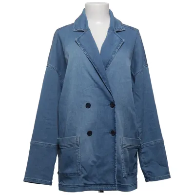 Denim jacket (Blue) from House of Lola Cotton, Elastane, Polyester