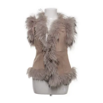 Fur jacket (Brown, Gray) from Style Butler Rabbit fur