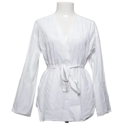 Wrap blouse (White) from Mango Suit