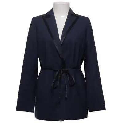 Blazer (Blå) fra Fall Winter Spring Summer Elastan, Uld