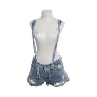 Hängselshorts (Blå) från Zara Trafaluc Bomull