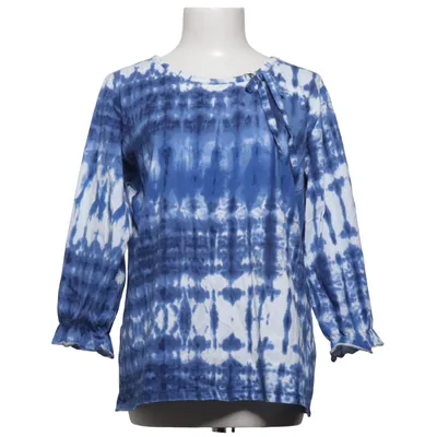 Blouse (Blue, White) from Gina Benotti Cotton