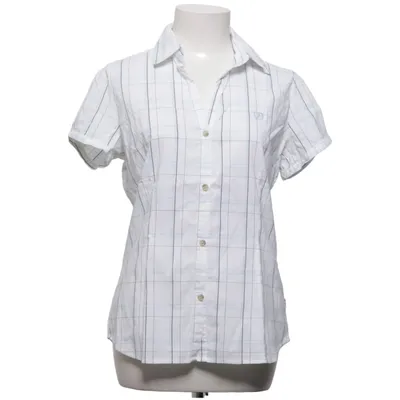 Korte mouwen shirt (Wit, Blauw) van Fjällräven Katoen, Polyester, Viscose