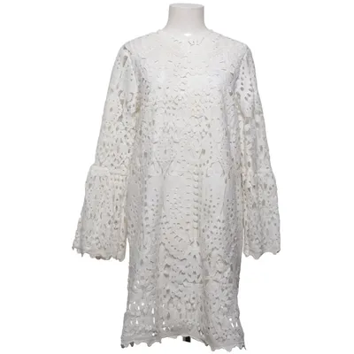 Klänning (Vit) från By Malina Collection Elastan, Polyester