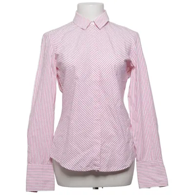 Shirt (Wit, Roze) van TM Lewin Katoen, Elastaan