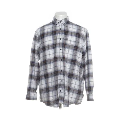 Flannel shirt (Blue, White) from Henson & Henson Cotton