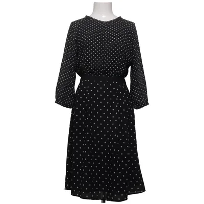 Jurk (Zwart, Wit) van Laura Clement La Redoute Polyester