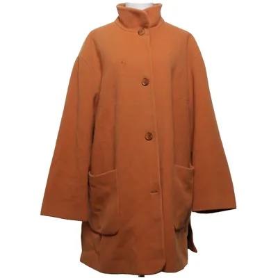 Manteau (Marron) de Barisal Polyamide, Laine