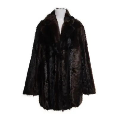 Vinterjakke (Brun, Sort) fra Ellos Polyester