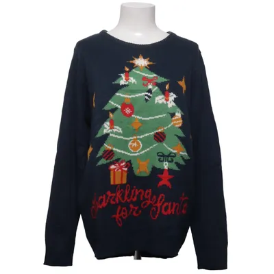 Pull de Noël (Bleu, Multicolore) de Oyanda Acrylique