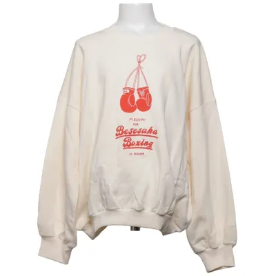 Sweatshirt (Hvid, Rød) fra Mini Rodini Bomuld