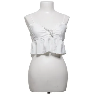 Crop top (Hvid) fra New Yorker Bomuld, Elastan, Polyester