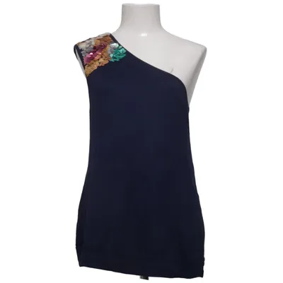 Top (Blue) from Charlotte Russe Elastane, Viscose