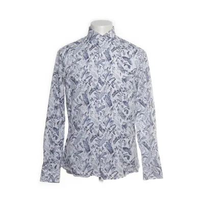 Skjorta (Vit, Blå) från Bläck Bomull