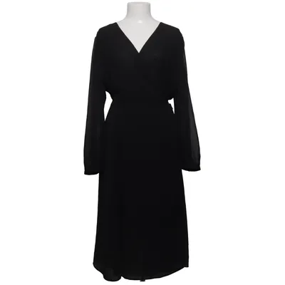 Slå-om-kjole (Sort) fra Glamorous Curve Polyester