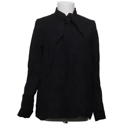 Sløjfebluse (Sort) fra Dobber Polyamid, Viscose