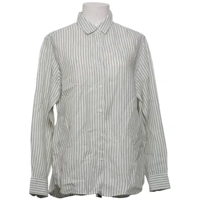 Shirt (Groen, Wit) van Uniqlo Linnen