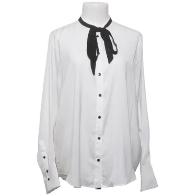 Knytblus (Vit, Flerfärgad) från H&M Modern Classic Polyester
