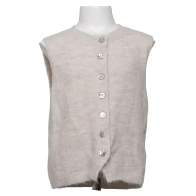 Vest (Beige) from Gina Tricot Acrylic, Alpaca wool, Elastane, Polyester