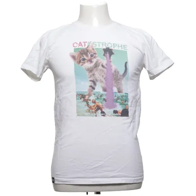 T-shirt (Vit, Flerfärgad) från Dedicated Ekologisk bomull