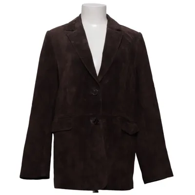 Læderblazer (Brun) fra Mohito Læder, Polyester
