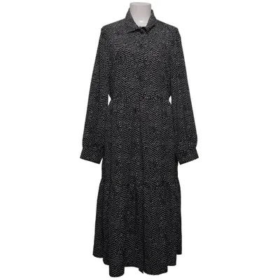Maxi jurk (Zwart, Wit) van Happy Holly Polyester