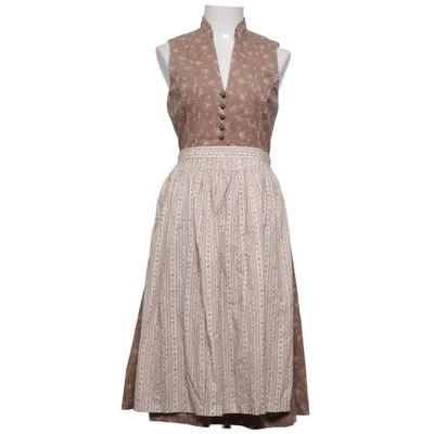 Dirndl (Bruin, Beige, Meerkleurig) van Distler Katoen