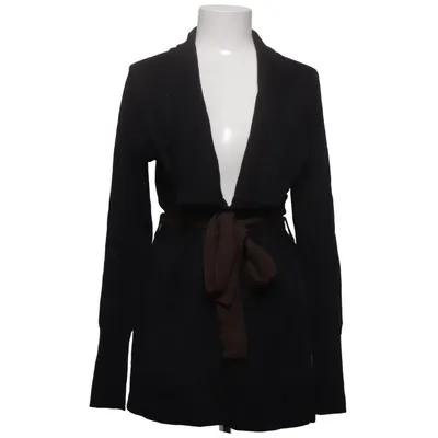 Cardigan cache-cœur (Noir, Marron) de Mette Moller Laine de mouton