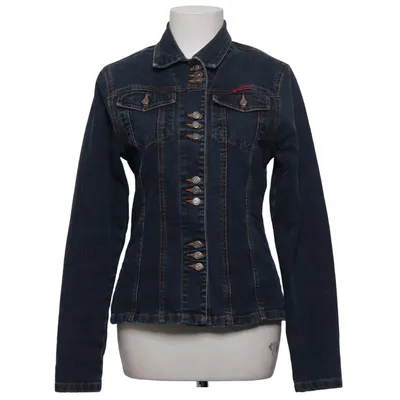 Veste en jean (Bleu) de No More Coton, Élasthane