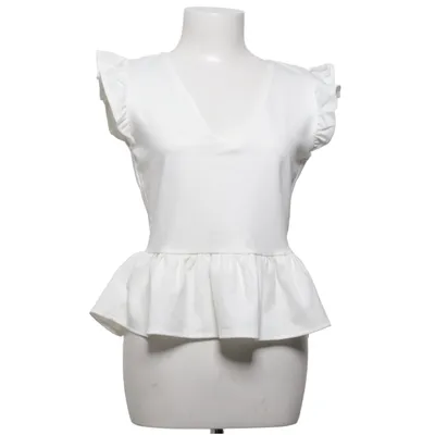 Top (White) from Reserved Cotton, Polyester