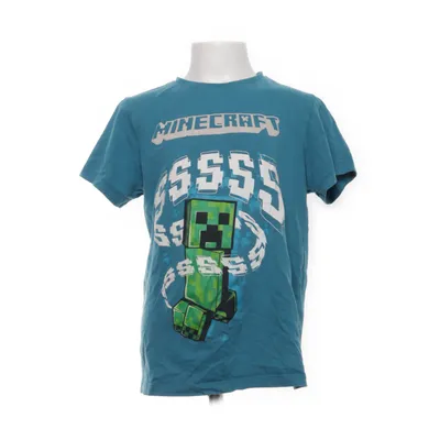 T-shirt (Blå, Grön, Vit) från Mojang Bomull