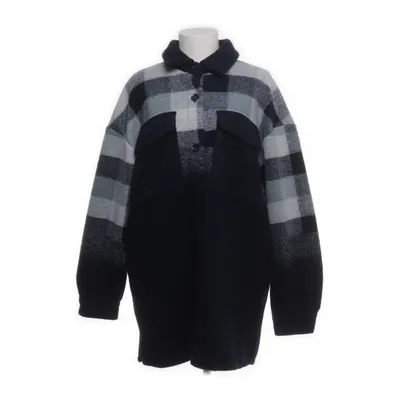 Frakke (Blå) fra Gestuz Uld, Polyester