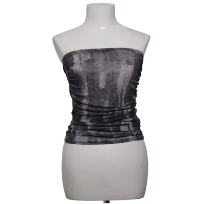 Top tube (Gris, Blanc) de Texture Polyester