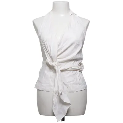 Haltertop (Wit) van Zara Elastaan, Linnen, Polyamide