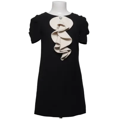 Kjole (Sort, Beige) fra Elisabetta Franchi Elastan, Polyamid, Polyester, Viscose, Uld
